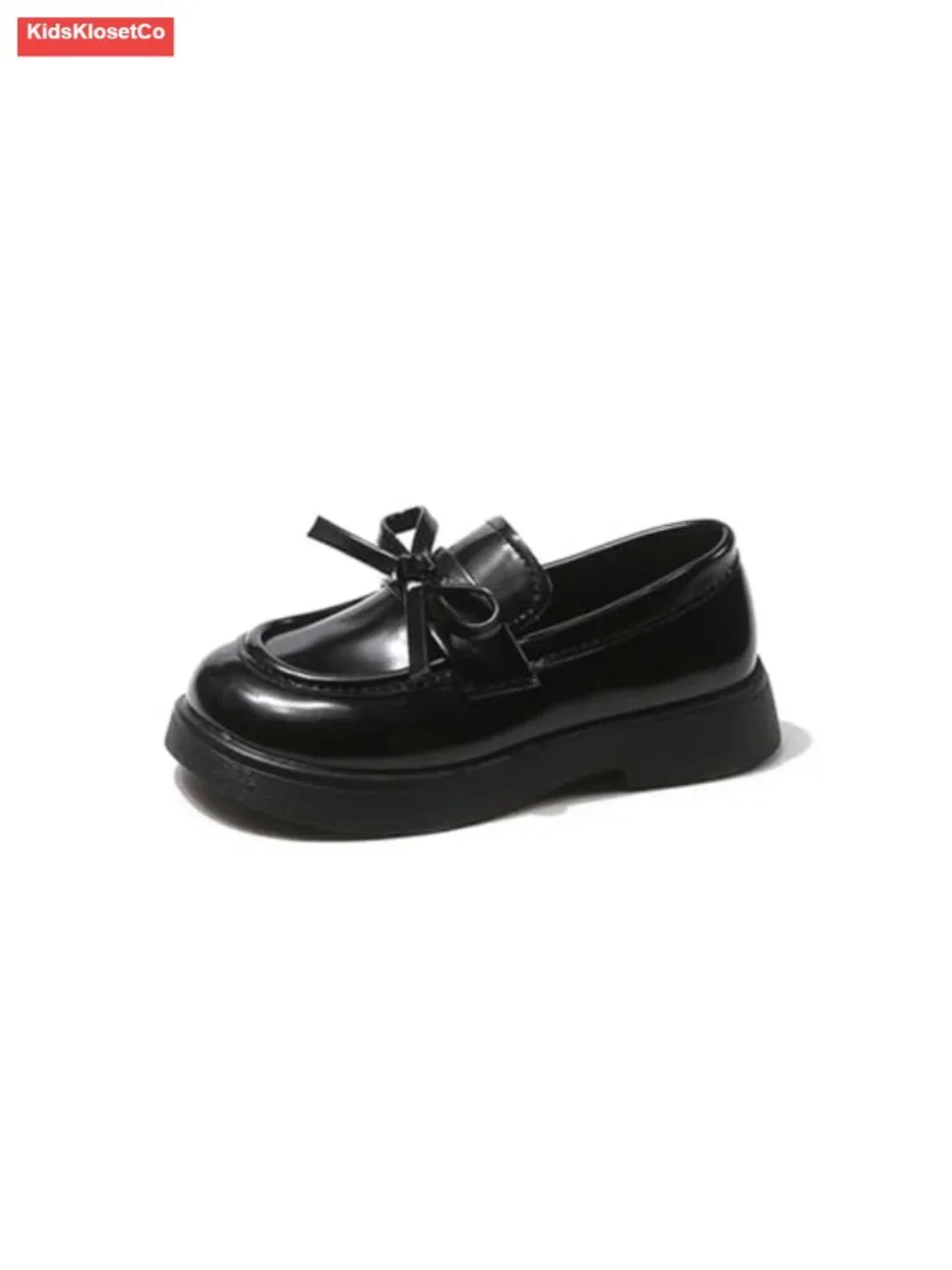 Girls Mary Jane Flats Hook Loop PU Leather School Party Shoes